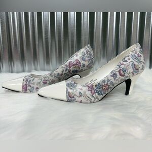 Bellini Zesty White/Floral Pumps